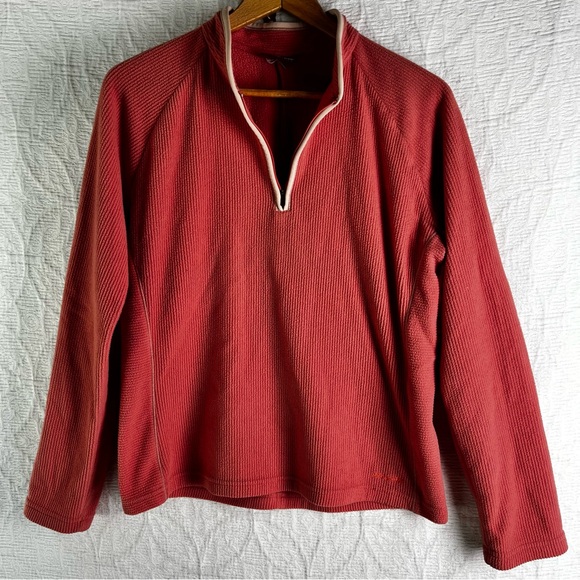 Patagonia Vintage Synchilla Women M Pink Lightweight Ribbed Terry Fleece Jacket - Picture 16 of 16